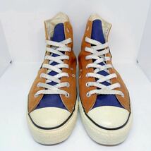 レア 日本製★コンバース CONVERSE ALL STAR LETTERED Hi レタード ハイ オレンジ 27.5cm made in Japan ハイカット オールスター 日本製_画像3