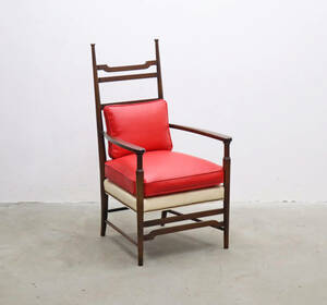 *HICKORY CHAIR Hickory chair Country o cage .naru chair lounge chair 1P sofa arm chair IDC large . furniture /NHK19177*