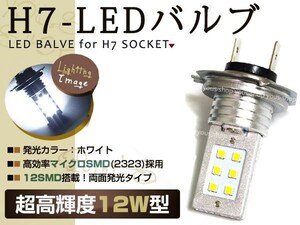 HONDA MAXAM 1B7 LED 12W H7 バルブ ヘッドライト 12V/24V ホワイト CREE リレーレス ファンレス ライト COB