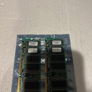 中古 PC100 SDRAM DIMM NEC SINGAPOLE PC100-332-620 MC-4516CB646EF-A10 64MB 2枚セットの画像2