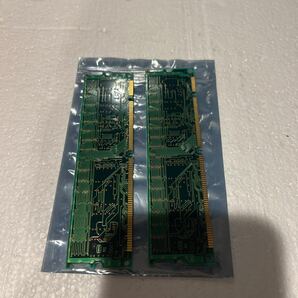 中古 PC100 SDRAM DIMM NEC SINGAPOLE PC100-332-620 MC-4516CB646EF-A10 64MB 2枚セットの画像3