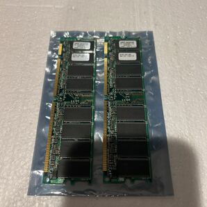 中古 PC100 SDRAM DIMM NEC SINGAPOLE PC100-332-620 MC-4516CB646EF-A10 64MB 2枚セットの画像1