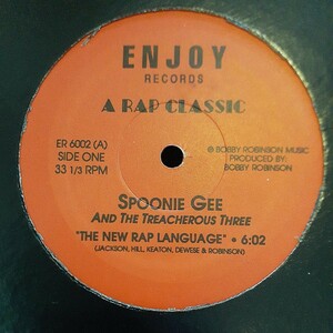 SPOONIE GEE / THE NEW RAP LANGUAGE / LOVE RAP / NEW LOVE RAP /US REISSUE