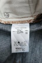 2P4414■SOPHNET 000049 SLIM FIT X-146 JEANS ソフネット スリムフィットジーンズ デニム_画像6