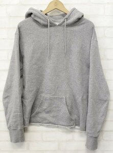 2T7418■uniformexperiment HEM CUT OFF PULL OVER HOODY ユニフォームエクスペリメント ヘムカットオフプルオーバーフーディー