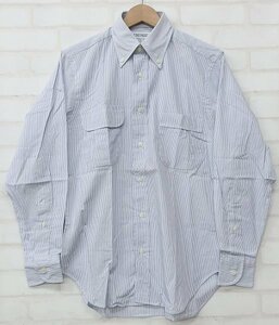 4T4791■クリックポスト対応■未使用品 インディビジュアライズドシャツ BDストライプシャツ INDIVIDUALIZED SHIRTS