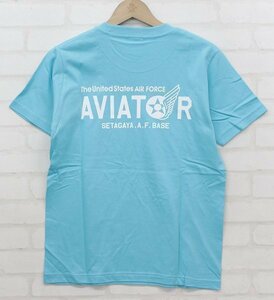 4T1836■クリックポスト対応■新品 世田谷ベース US AIR FORCE アヴィエーター 半袖Tシャツ SETAGAYA BASE 所ジョージ AVIATOR