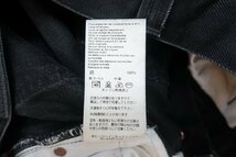 2P4840■Nudie Jeans スリムストレートブラックデニム イタリア製 ヌーディージーンズ_画像6