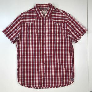 LEVI'S リーバイス　半袖 ウエスタンシャツ　チェック柄　メンズ　Mサイズ　28-121a