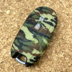  Mitsubishi / Nissan / Mazda / Suzuki for silicon key cover for smart key key case C02 Flair crossover MS31 camouflage -ju camouflage 
