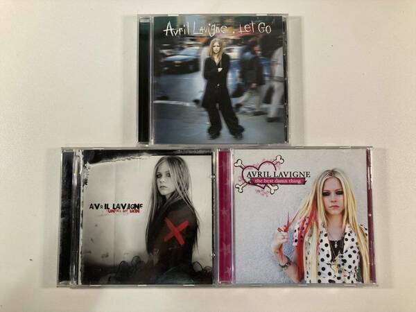 W7310 アヴリル・ラヴィーン 3枚セット｜Avril Lavigne Let Go Under My Skin The Best Damn Thing レット・ゴー アンダー・マイ・スキン