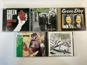 W7387 グリーン・デイ 5枚セット｜Green Day 1,039/Smoothed Out Slappy Hours Insomniac Nimrod Warning American Idiot ニムロッド