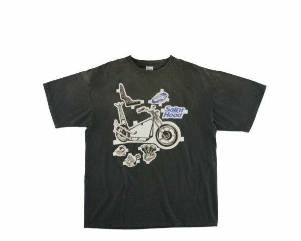 SAINT Mxxxxxx × NEIGHBORHOOD NH SS TEE / BIKE / BLK