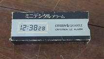 ジャンク品☆ＣＩＴＩＺＥＮ☆シチズン☆ミニデジタルアラーム☆目覚まし☆３０８Ｓ４－Ｊ１２８５５_画像10