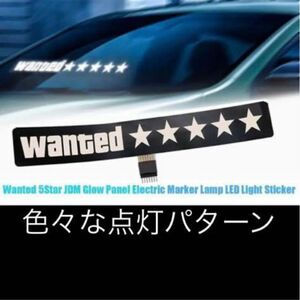 ネオンサイン　看板　wanted 旧車　デコトラ