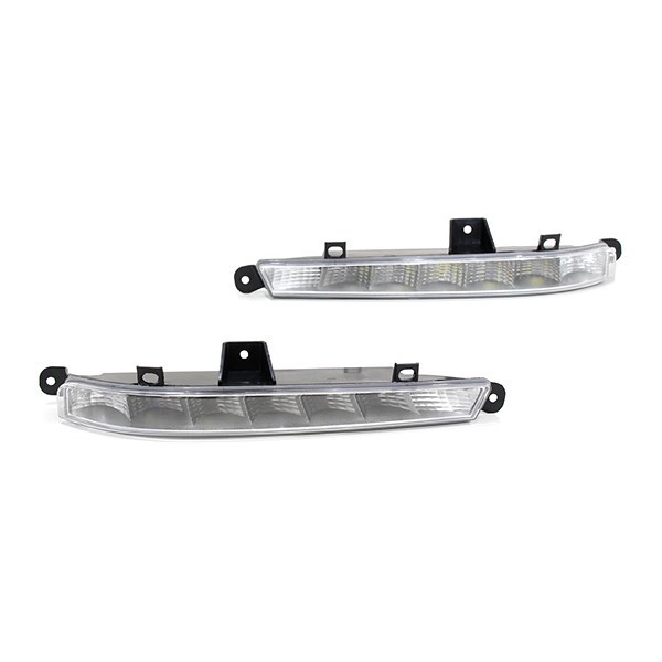 メルセデスベンツ Sクラス W221 S63 S65 AMG エアロ用 2009~2013 LED デイライト フォグランプ 左右セット A2218201356/A2218201456互換