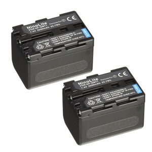 2個セットSony ソニー NP-QM70 互換バッテリー DCR-DVD301 GV-HD700 GV-D1000 DCR-DVD101 DCR-DVD201 等 対応 battery