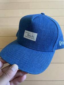 新品 New era ニューエラ　デニムハット 帽子 キャップ ブルー