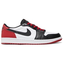 ☆NIKE AIR JORDAN 1 RETRO LOW OG BLACK TOE 白/黒/赤 26.5cm ナイキ エア ジョーダン 1 レトロ ロウ オージー つま黒 CZ0790-106_画像2