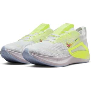 *NIKE WMNS ZOOM FLY 4 PRM белый / флуоресценция желтый / незначительный синий / розовый / синий 22.5cm Nike wi мужской zoom fly 4 premium DN2658-101