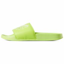 ☆Reebok CLASSIC SLIDE 蛍光黄/白 25.0cm リーボック クラシック スライド ネオンイエロー DV4100_画像3