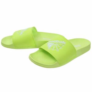 ☆Reebok CLASSIC SLIDE 蛍光黄/白 25.0cm リーボック クラシック スライド ネオンイエロー DV4100