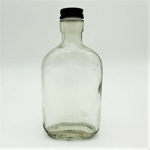 M356*antique*1920s*ボトル*瓶*花瓶*ディスプレイ用*Half Pint Federal Law Forbids Sale Or Reuse Of This Bottle*ガラス*グラス*vintage