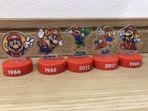  super Mario bottle cap 5 piece set 