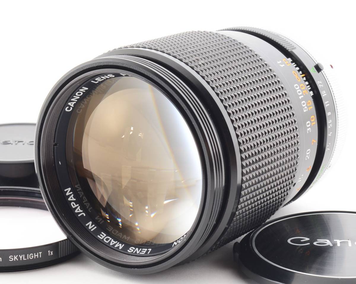 極美品 整備済】Canon FD 135mm f2.5 sc MF 望遠レンズ-