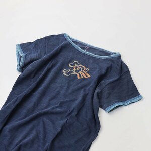 フォーティーファイブアール 45R コットン インディゴ 半袖Tシャツ 1/ネイビー 45rpm【2400013466868】