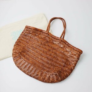  Dragon dragon TRIPLE JUMP mesh leather tote bag / Brown [2400013475310]