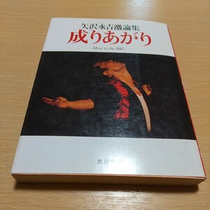 成りあがり 矢沢永吉激論集 昭和62年15版 角川文庫 中古 成り上がり 永ちゃん 矢沢永吉 01101F006