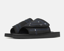 新品未使用 24cm【Suicoke x John Elliott（スイコック×ジョンエリオット）】ブラックサンダル スポーツサンダル 黒 US 6 SAW CabJE B_画像2