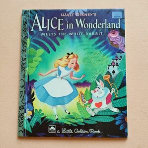 ALICE in Wonderland／Little Golden Book 英語絵本 ディズニー ヴィンテージ