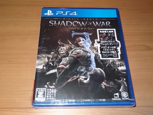 PS4　シャドウ・オブ・ウォー　＜新品未開封＞