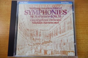 CDj-7745 Wolfgang Amadeus Mozart / Concertgebouw Orchestra, Nikolaus Harnoncourt Symphonies Nr. 31 Pariser & Nr. 33