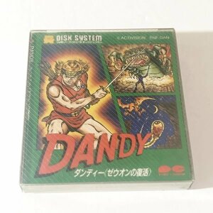 ダンディー ゼウオンの復活 DANDY【外箱・説明書付き完品・動作確認済・同梱可】ファミコン ディスクシステム FCD　レア　美品