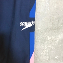 ◆お洒落な逸品◆SPEEDO/スピード パンツ ウィンドブレーカー トレーニングウェア ブルー ピンク S ポリエステル100％ K61 ｃ4727_画像7