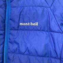 ◆mont-bell/モンベル ダウンジャケット リバーシブル ブルー　青 キッズ 130 ON3719_画像7