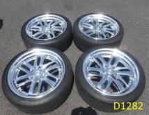 (D1282)AWタイヤ★ランドクルーザー■WORK LS ブライトリングSUV／DELINTE DESERT STORM D8【295/35R24】☆売り切り☆彡_画像1