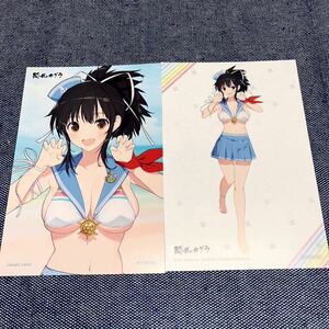 送料無料 飛鳥 閃乱カグラ POP UP SHOP 特典 イラストカード 限定 新宿 マルイ ポストカード