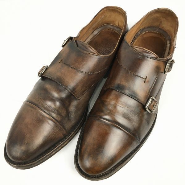 LOAKE ローク イングランド製ビンテージ モンクストラップ ビジネス