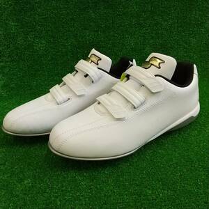 38 25 % снятие средств SSK Metal Fitings Spike White 29,0 см. Пояс SSF3008 Новый