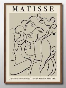 Art hand Auction 7055 ■Kostenloser Versand!! Kunstplakat, Malerei, A3-Format, Henri Matisse-Illustration, nordisches Mattpapier, Gehäuse, Innere, Andere