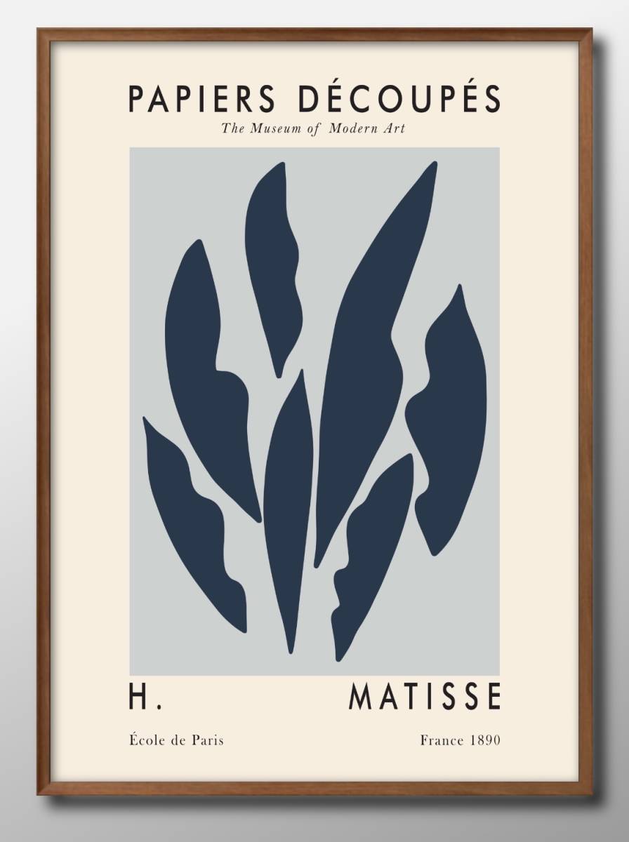 7155■Free shipping!! Art poster painting A3 size Henri Matisse illustration Nordic matte paper, Housing, interior, others