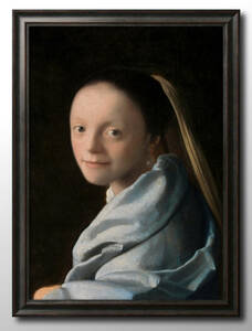 Art hand Auction 0159 ■ Free shipping!! A3 poster Johannes Vermeer painting/illustration/matte, Housing, interior, others