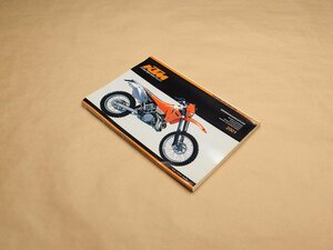 ☆KTM 125 / 200 / 250 / 300 / 380 SX MXC EXC 2001年版 オーナーズマニュアル ※日本語は無し (230704DF0098)