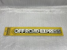 デッドストック 未使用 OFFROAD EXPRESS エンブレム インシグニア タイプ1 オフロードエクスプレス 検 デリカ ランクル ジムニー パジェロ_画像1