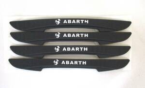 【新品・即決】アバルト ABARTH エッジプロテクター ドアプロテクター 4個セット 14.5cm ドア 傷防止 保護