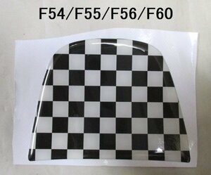 【新品・即決】 ミニクーパー MINI ライト パネル 車内灯 チェッカー フラッグ ステッカー エポキシ F54 F55 F56 F60